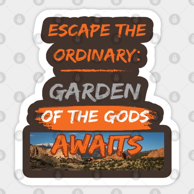 Garden of the gods, Illinois Sticker by TeeText